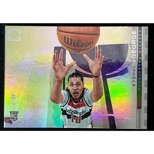 Kyshawn George 2024-25 Panini Photogenic /99 Sliver RC Wizards